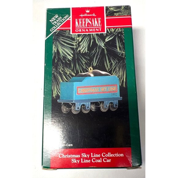 Hallmark Keepsake Ornament 1992 Christmas Sky Line Train Collection Locomotive & - Picture 7 of 9